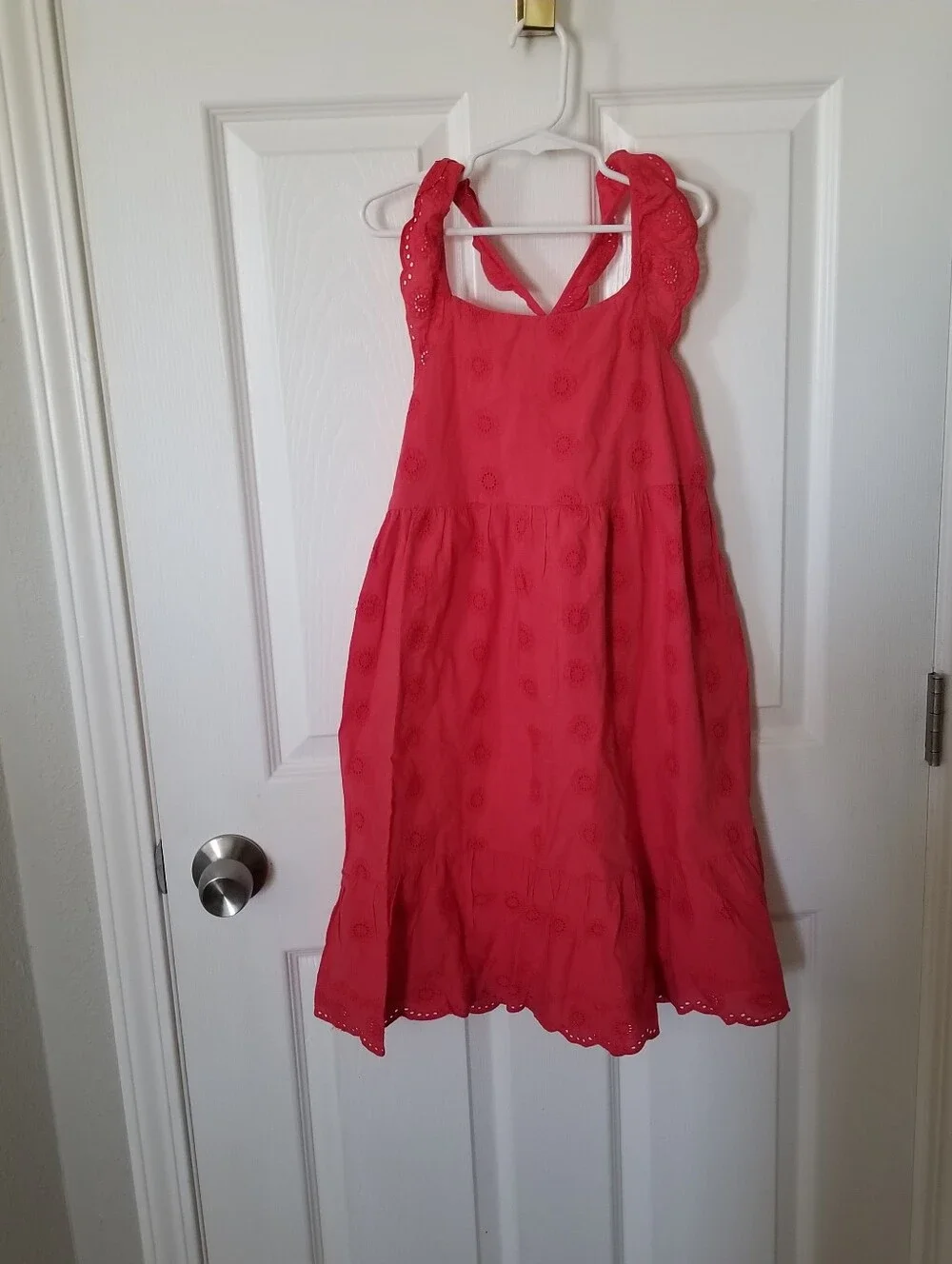 New Gap kids Girls Eyelet Dress 8